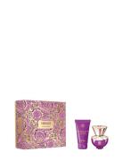 Gift Set Dylan Purple Edp + Body Lotion Parfume Sæt Nude Versace Fragr...