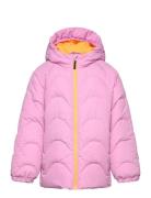 Jacket W. Hood - Quilt Outerwear Jackets & Coats Quilted Jackets Pink ...