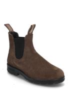 Bl 2410 Elastic Sided Boot Støvlet Chelsea Boot Brown Blundst