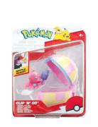 Pokemon Clip N Go Tinkatink With Heal Ball Toys Playsets & Action Figu...