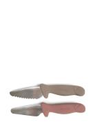 Beginner's Cutting Knives - 2-Pack - Warm Grey + Rose Home Meal Time C...