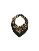 Coach Script Leopard Printed Silk Bandana Accessories Scarves Lightwei...