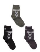 Hmlalfie Sock 3-Pack Socks & Tights Socks Multi/patterned Hummel