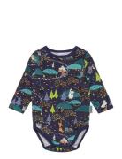 Harvesting Body Bodies Long-sleeved Navy MUMIN