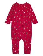 Nbnvismas Ls Nightsuit Pyjamas Sie Jumpsuit Red Name It