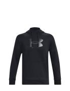 Ua Armour Fleece Big Logo Hd Tops Sweatshirts & Hoodies Hoodies Black ...