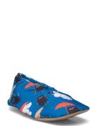 Drizzle Non-Slipshoes Slippers Hjemmesko Blue MUMIN