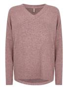 Sc-Biara Tops Knitwear Jumpers Pink Soyaconcept