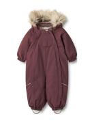 Snowsuit Nickie Tech Outerwear Coveralls Snow-ski Coveralls & Sets Pur...