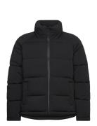 Raglan Puffer Foret Jakke Black Revolution