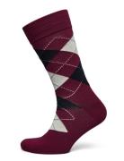 Argyle Socks Underwear Socks Regular Socks Burgundy GANT