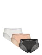 Lady Lace Tai 3-Pack Trusser, Tanga Briefs Beige Missya