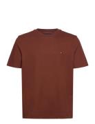 Ess Seasonal Reg Fit Solid Tee Tops T-Kortærmet Skjorte Brown Tommy Hi...