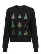 Onlyda Xmas L/S O-Neck Box Swt Tops Sweatshirts & Hoodies Sweatshirts ...