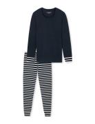 Long Pyjamas Midnight Blue - Casual Essentials Pyjamas Nattøj Navy Sch...