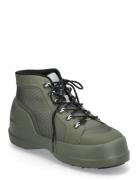 Mb Luna Trek Mid Nylon Snørestøvler Green Moon Boot