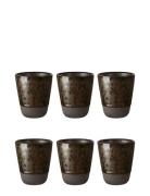 Raw Nordic Brown - Double Wall Mug 25 Cl 6 Pcs Home Tableware Cups & M...