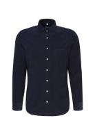 Casual New Kent Tops Shirts Business Navy Seidensticker