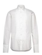 Slhslim-Anton Bib Shirts Ls Classic Tops Shirts Business White Selecte...