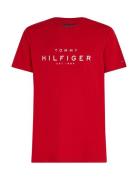 Big Hilfiger Tee Tops T-Kortærmet Skjorte Red Tommy Hilfiger