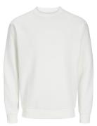 Jjebradley Sweat Crew Noos Tops Sweatshirts & Hoodies Sweatshirts Whit...