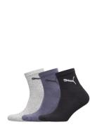 Puma Unisex Short Crew 3P Sport Socks Regular Socks Blue PUMA