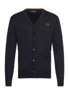 Classic Cardigan Tops Knitwear Cardigans Navy Fred Perry