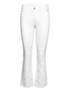 Cranalis Jeans - Shape Fit Bottoms Jeans Boot Cut White Cream