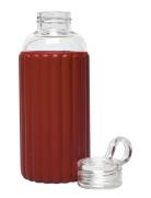 Sthlm Glass Bottle 0,5L Sport Water Bottles Red Casall