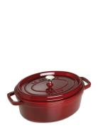 La Cocotte - Oval Cast Iron, 3 Layer Enamel Home Kitchen Pots & Pans C...