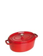 La Cocotte - Oval Cast Iron Home Kitchen Pots & Pans Casserole Dishes ...