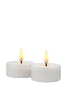 Sille Tealight 2 Pcs Set Home Decoration Candles Led Candles White Sir...