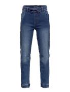 Jeans Stretch Loose Fit Bottoms Jeans Loose Jeans Blue Minymo