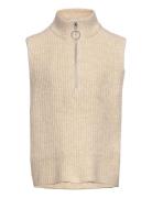 Grete Vest Knit Tops Vests Cream Grunt