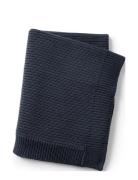 Wool Knitted Blanket Baby & Maternity Baby Sleep Baby Blankets Navy El...