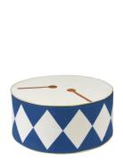 Christmas Cushion - Drum - Regal Blue Home Kids Decor Cushions Multi/p...