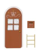 Elf Door - Christmas - Cinnamon Home Kids Decor Party Supplies Brown F...