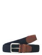 Jacspring Woven Belt Noos Accessories Belts Braided Belt Navy Jack & J...