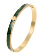 Palermo Bangle Accessories Jewellery Bracelets Bangles Green By Jolima