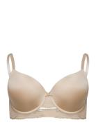 Adele Demi Lingerie Bras & Tops T-shirt Bras Beige Dorina