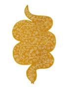 Snake Rug Home Textiles Rugs & Carpets Wool Rugs Orange Bongusta