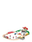 Brio 33989 Centralstation Sæt Toys Toy Cars & Vehicles Toy Vehicles Tr...