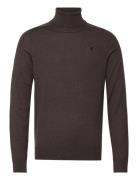 Merino Roller Neck Designers Knitwear Turtlenecks Brown Morris