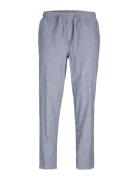 Jpstace Jjbreeze Linen Dek Bottoms Trousers Linen Trousers Blue Jack &...