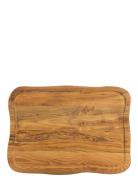 Raw Teak - Skærebræt M Saftrille 1 Stk 45X33X2 Cm Home Kitchen Kitchen...