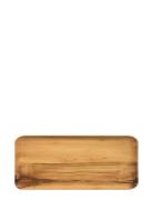 Raw Teak Wood - Rectangular Plate Home Kitchen Kitchen Tools Cutting B...