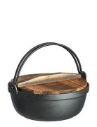 Nabe Cast Iron Pot 21 Cm / 1,8 Litre Home Kitchen Pots & Pans Casserol...