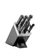 Sæt Med Knivblok + Kis Home Kitchen Knives & Accessories Knife Sets Bl...