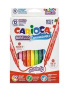 Carioca Dubbla Fiberpennor Toys Creativity Drawing & Crafts Drawing Co...
