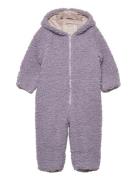 Pile Suit Bambi Outerwear Fleece Outerwear Fleece Coveralls Purple Whe...